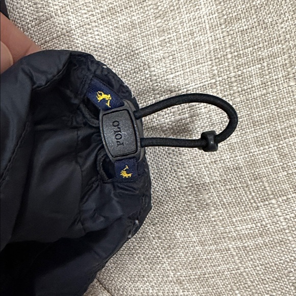 Ralph Lauren Black Puffer Jacket with Red Logo - Picture 13 of 14